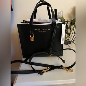 Marc Jacobs Mini Grind Small Coated Leather Tote